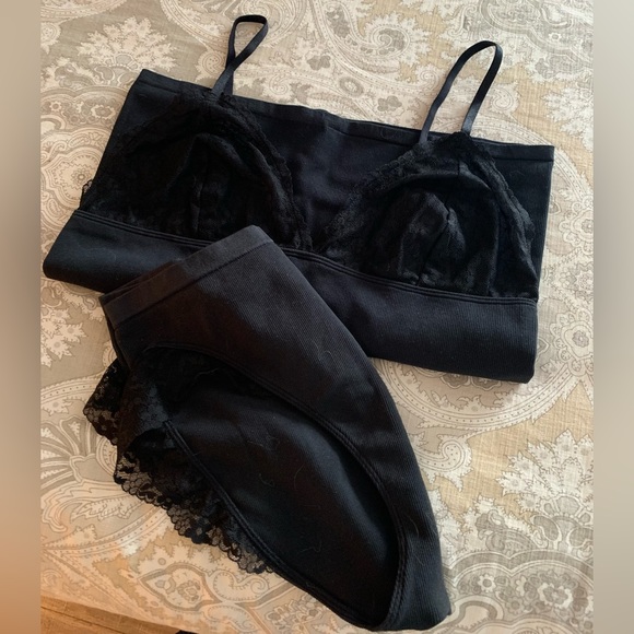 Victoria’s Secret , Cami and High Leg Undies Set, NWOT, XL, Black - Picture 3 of 14